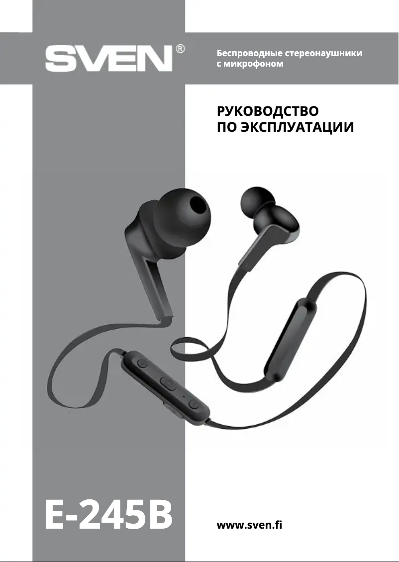 Image de la première page du manuel de l'appareil E-245B