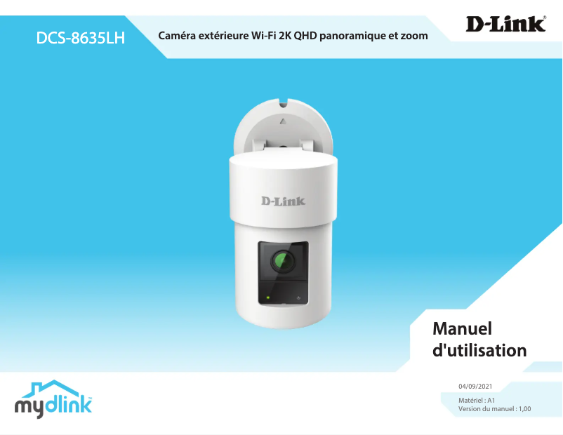 Page 1 de la notice Manuel utilisateur D-Link DCS-8635LH