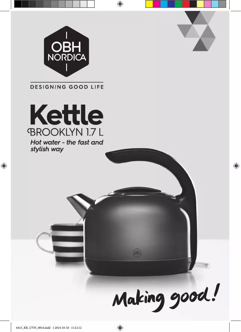 Page 1 de la notice Manuel utilisateur OBH Nordica Brooklyn 6415