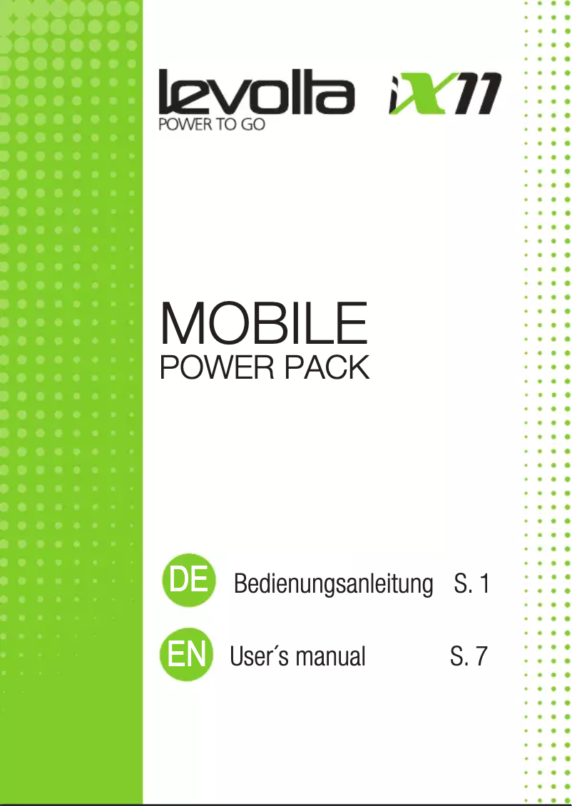 Image de la première page du manuel de l'appareil iX11