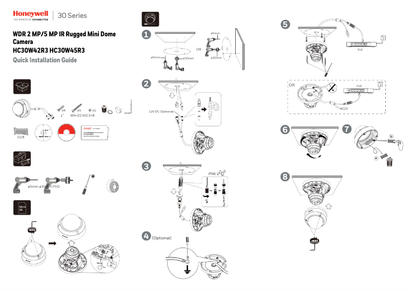 Page 1 de la notice Manuel utilisateur Honeywell HC30W45R3