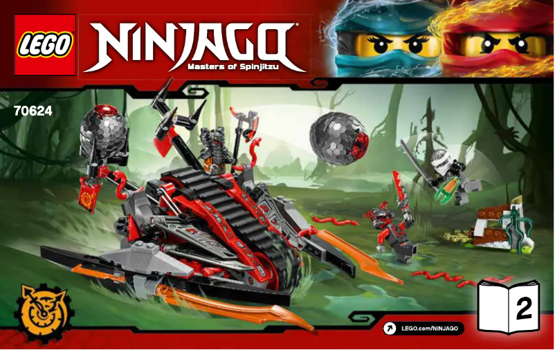 Image de la première page du manuel de l'appareil Ninjago 70624
