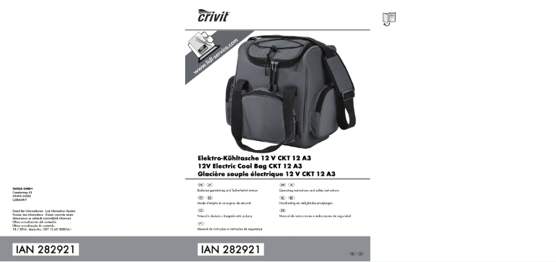 Page 1 de la notice Manuel utilisateur Crivit CKT 12 A2