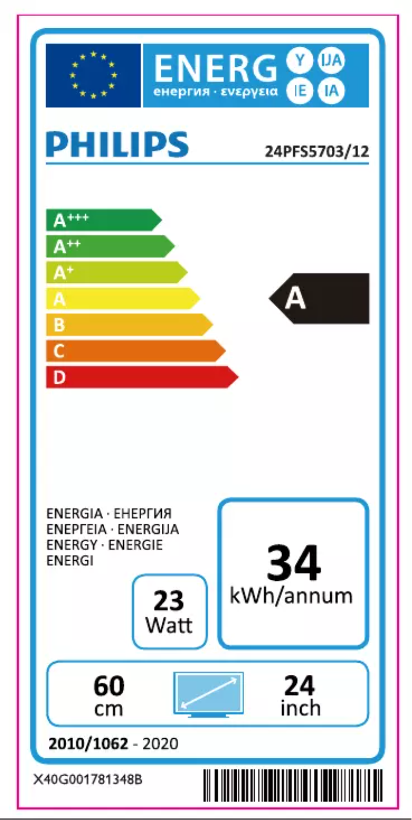 Image de la première page du manuel de l'appareil 24PFS5703