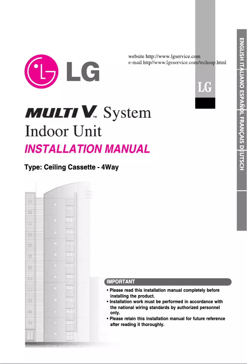 Page n°1 - Manuel utilisateur LG LRNU18GTEC0