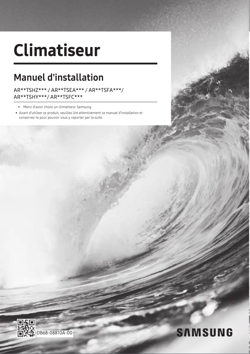 Image de la première page du manuel de l'appareil AR09TSHZRWKXRC