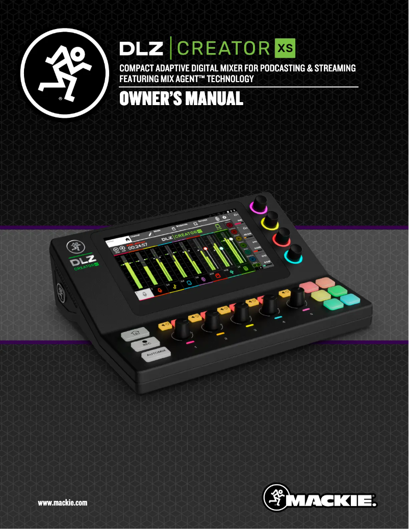 Image de la première page du manuel de l'appareil DLZ Creator XS