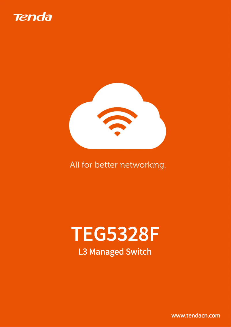 Page 1 de la notice Fiche technique Tenda TEG5328F