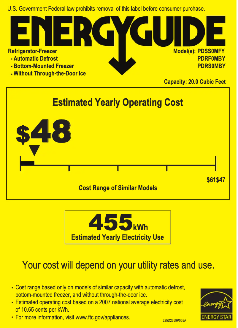 Image de la première page du manuel de l'appareil Profile PDSS0MFYRSS