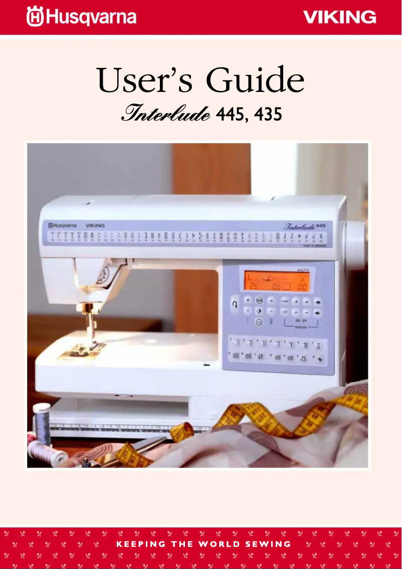 Page 1 de la notice Manuel utilisateur Husqvarna Interlude 435