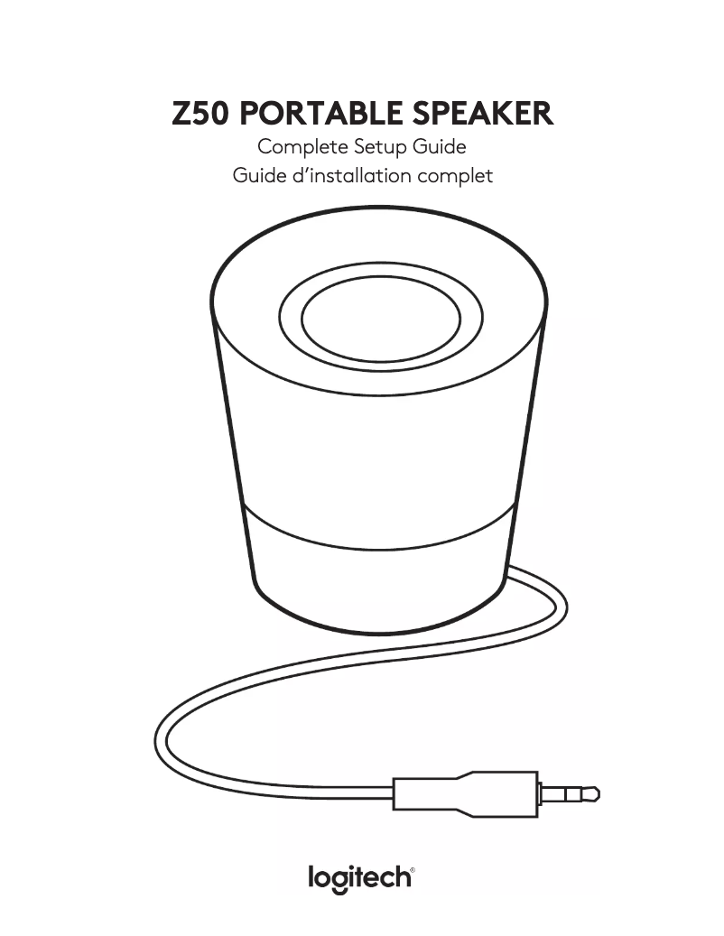 Page 1 of the manual User Manual Logitech Z50