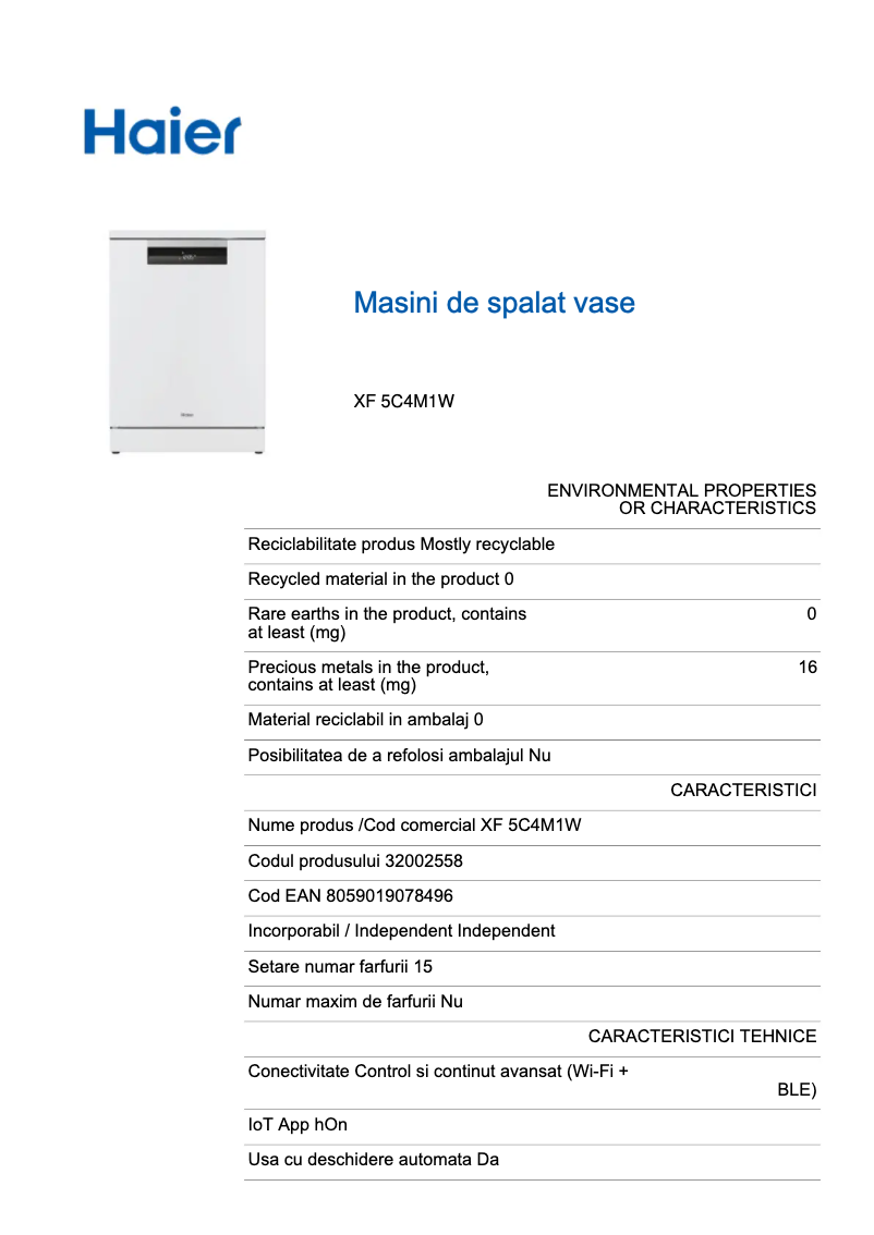 Image de la première page du manuel de l'appareil XF 5C4M1W
