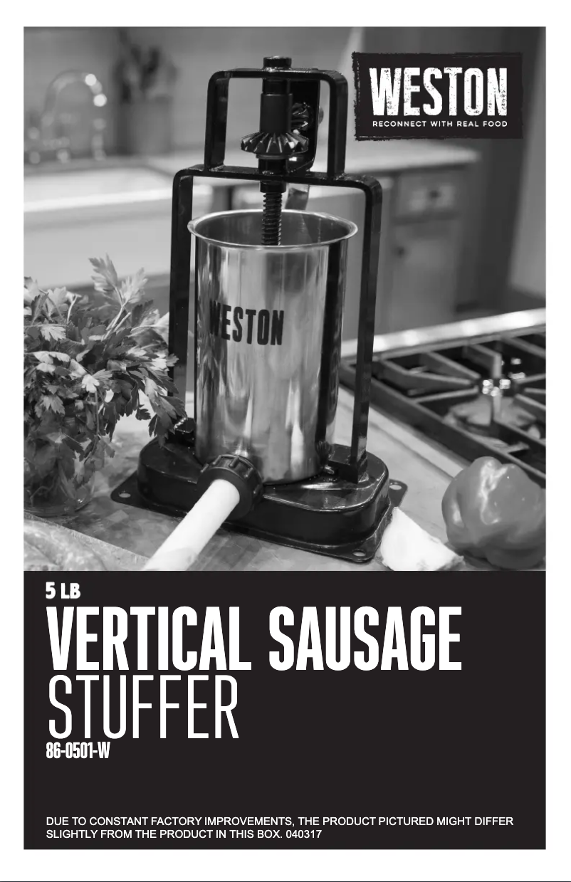 Image de la première page du manuel de l'appareil 86-0501-W