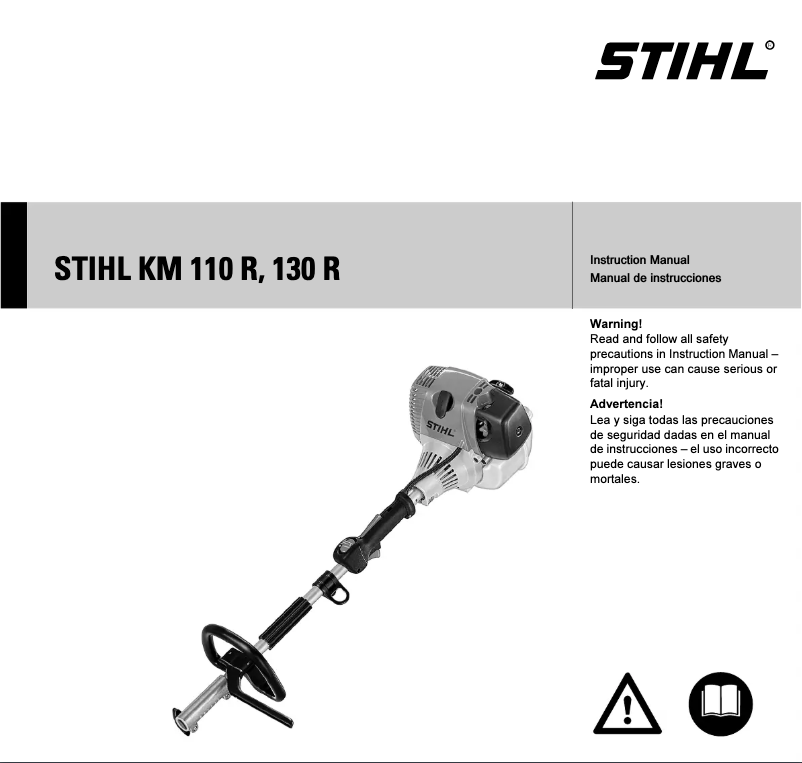 Page 1 de la notice Manuel utilisateur Stihl KM 110
