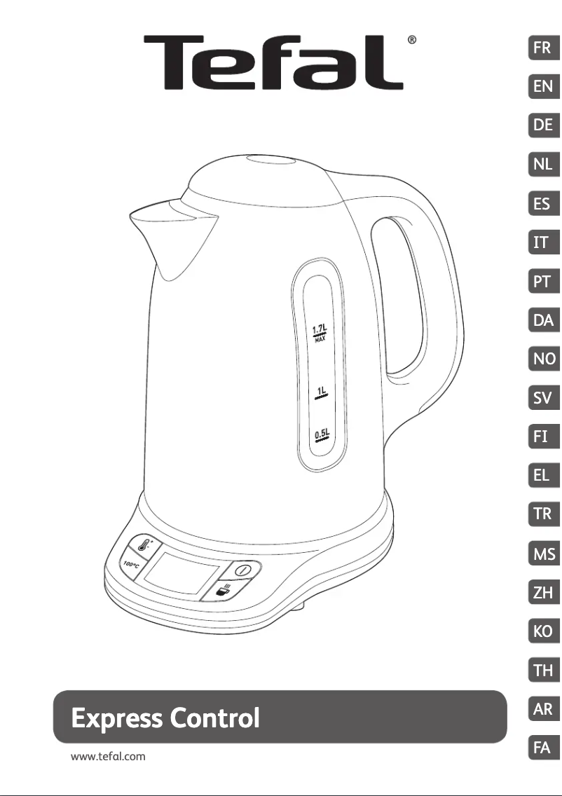 Page n°1 - Manuel utilisateur Tefal Express Control