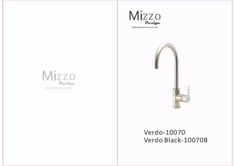 Page n°1 - Manuel utilisateur Mizzo Verdo-10070