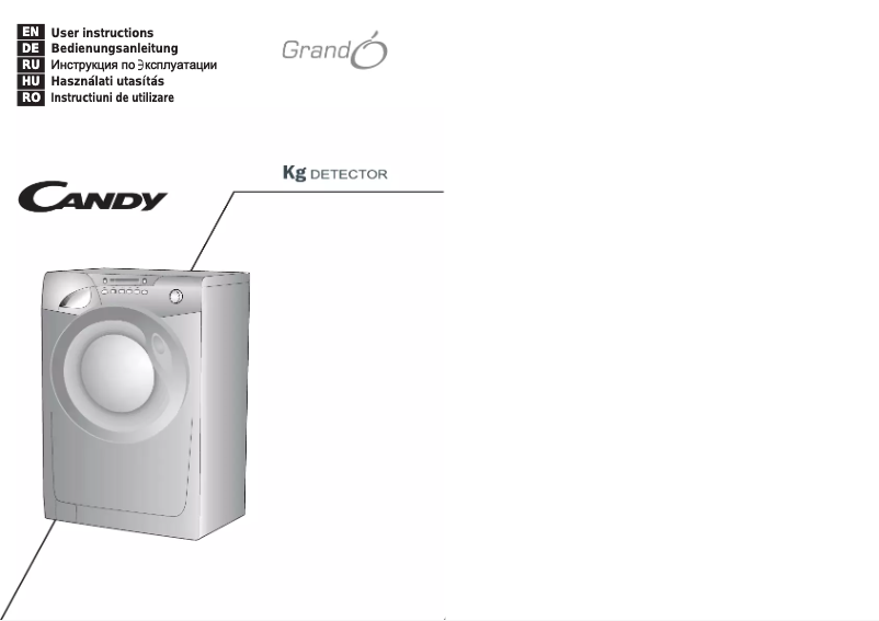 Page 1 de la notice Manuel utilisateur Candy GO 1282D-18S