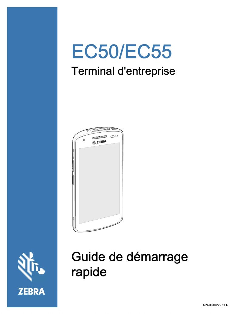 Image de la première page du manuel de l'appareil EC50