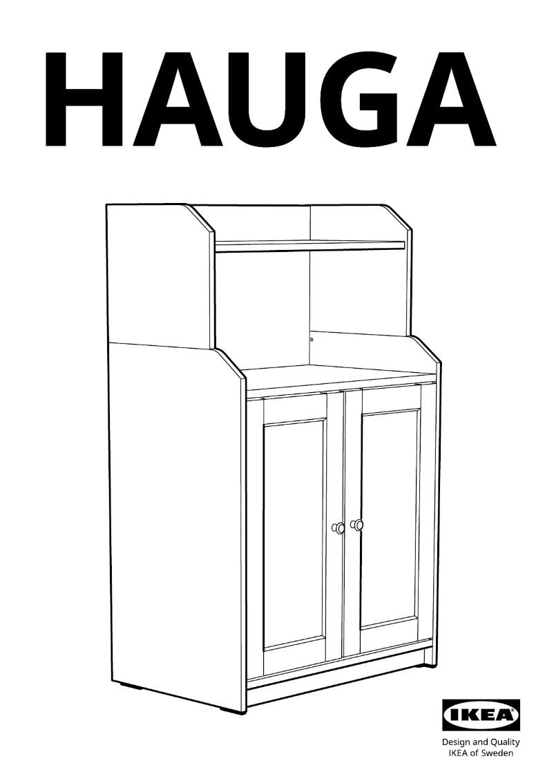Página 1 del manual Manual de usuario Ikea HAUGA 404.150.74
