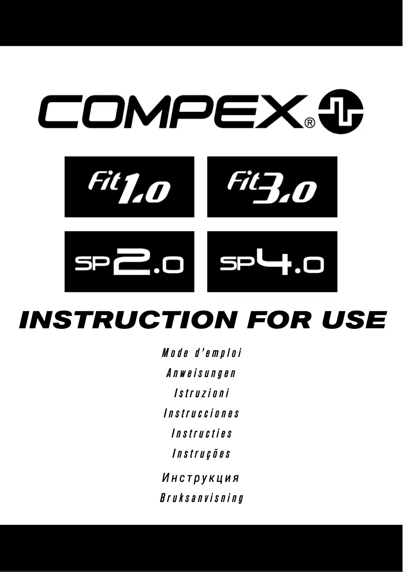Image de la première page du manuel de l'appareil Fit 3.0