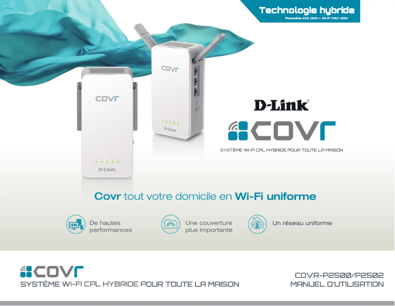 Page n°1 - Manuel utilisateur D-Link COVR-P2502