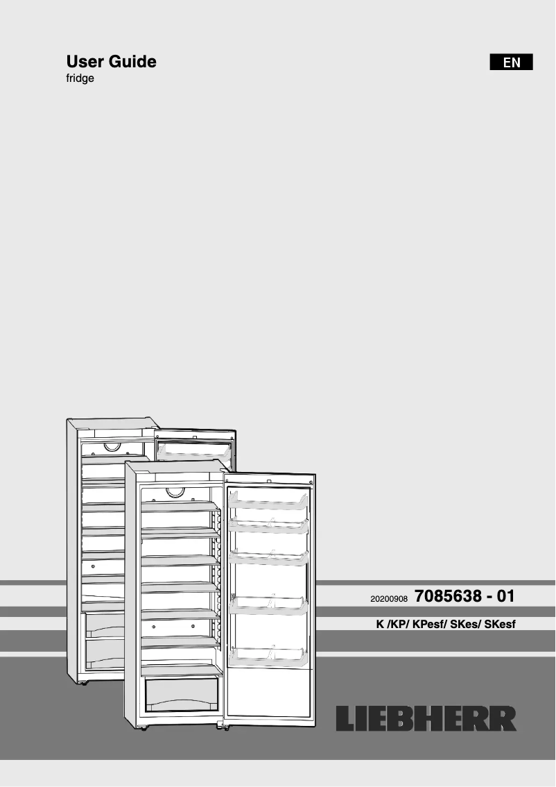 Page 1 de la notice Manuel utilisateur Liebherr K 4220 Comfort