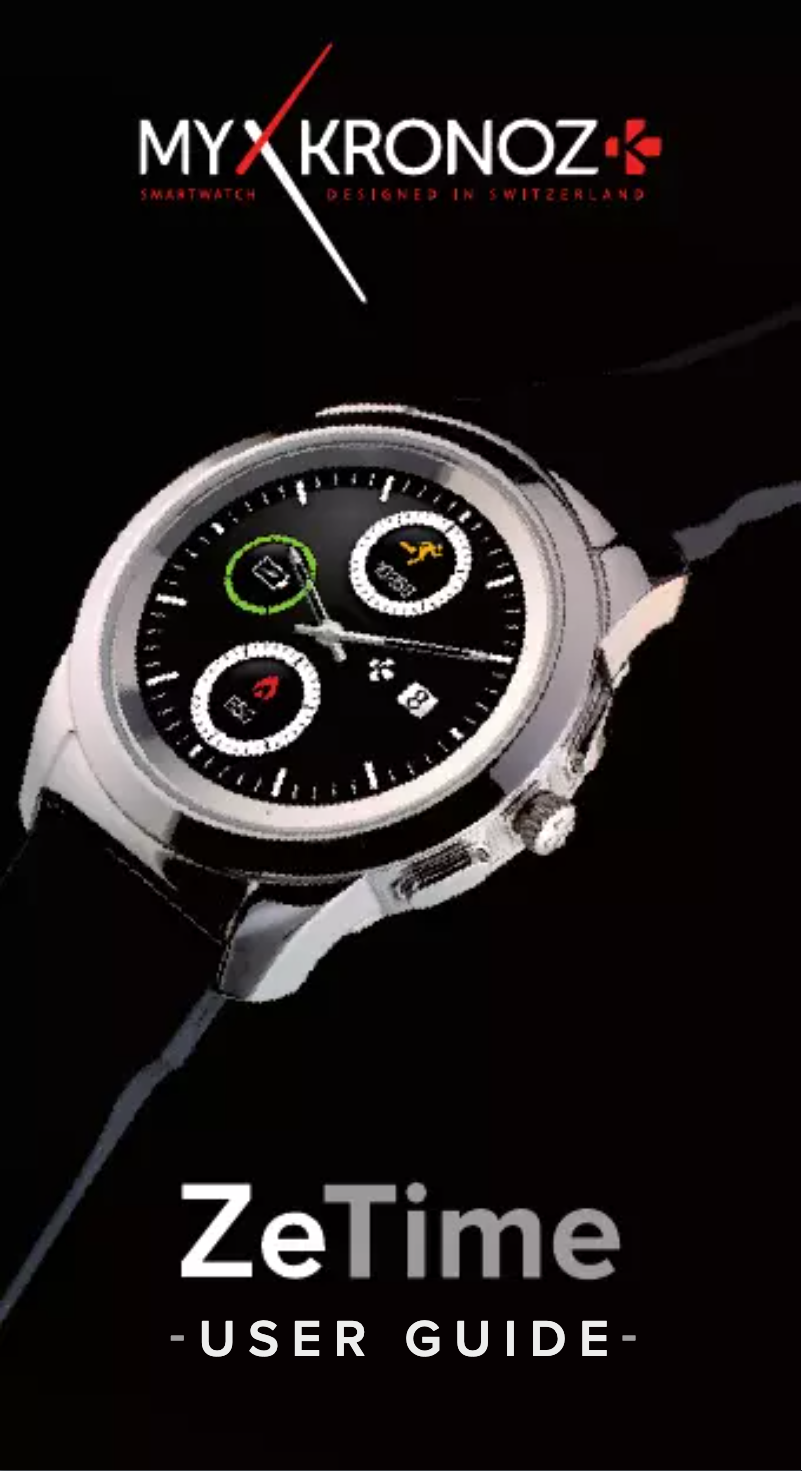 Page n°1 - Manuel utilisateur MyKronoz ZeTime Elite