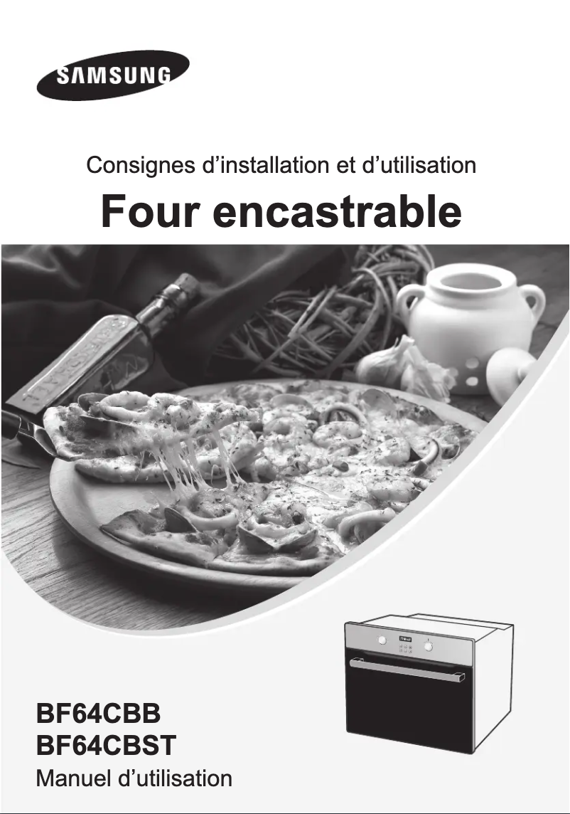 Page 1 de la notice Manuel utilisateur Samsung BF64CBST