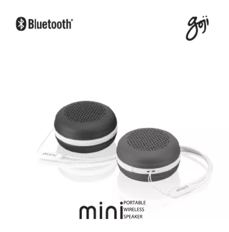 Page 1 de la notice Manuel utilisateur Goji Mini GMINIR17H