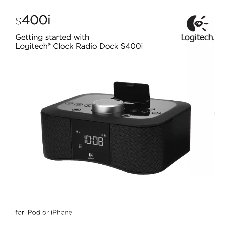 Page 1 of the manual User Manual Logitech S400i