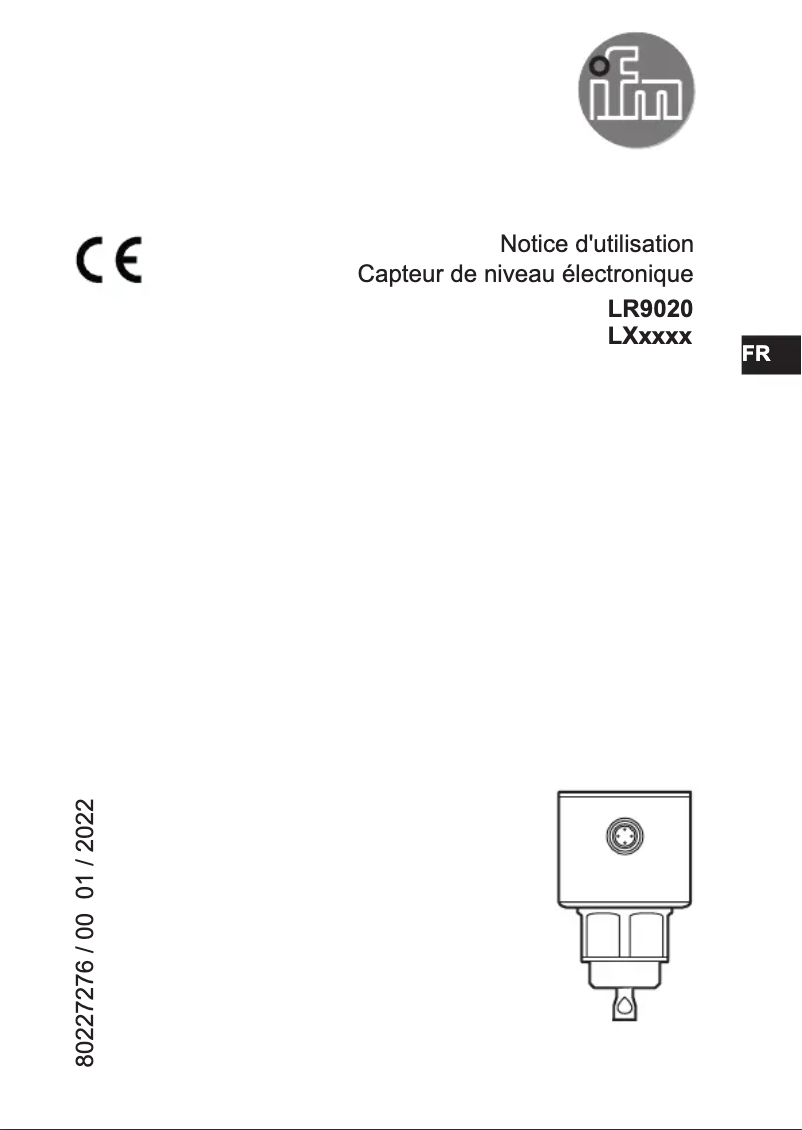 Image de la première page du manuel de l'appareil LR9020