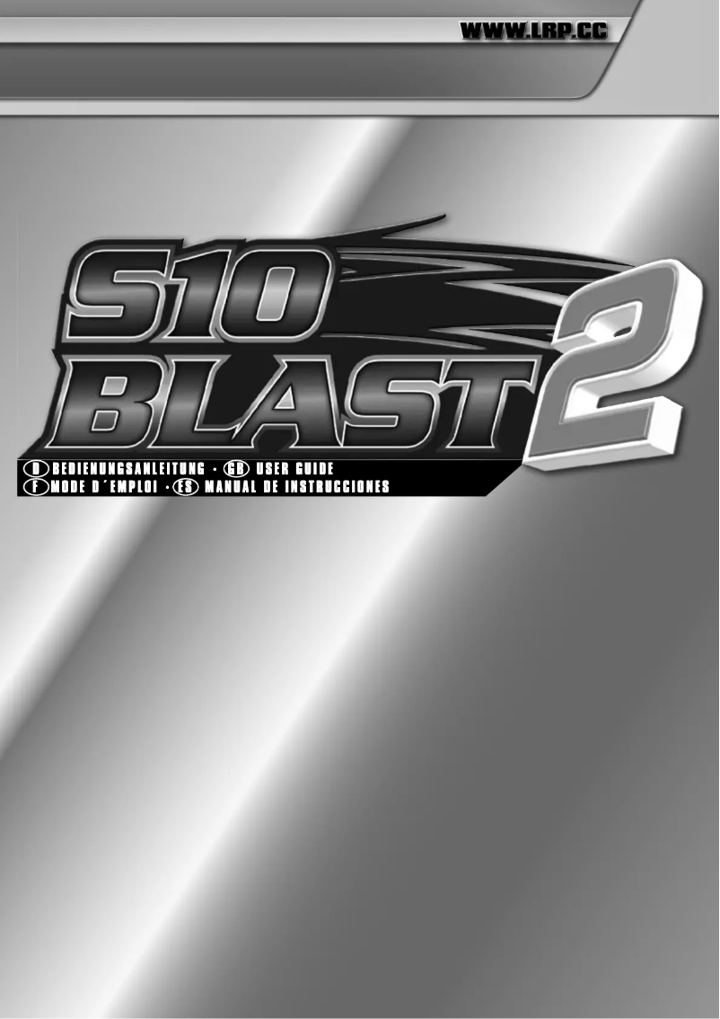 Image de la première page du manuel de l'appareil S10 Blast BX 2 RTR