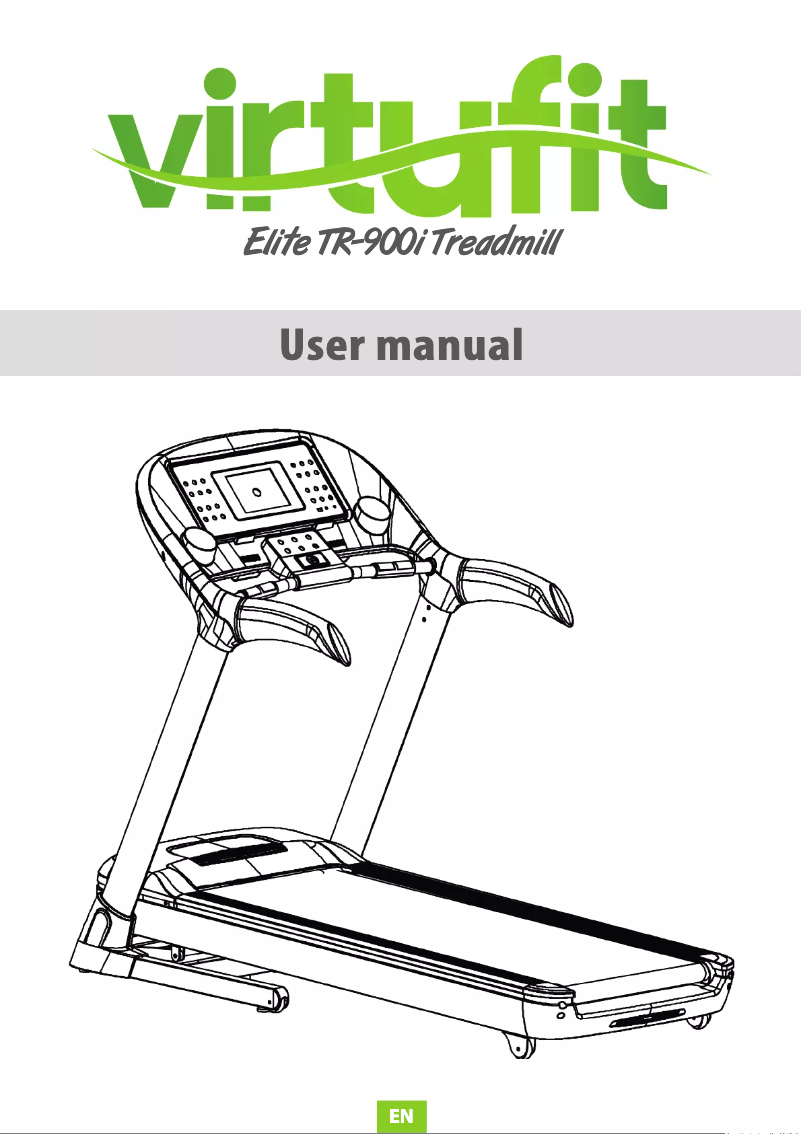 Page n°1 - Manuel utilisateur VirtuFit Elite TR-900i
