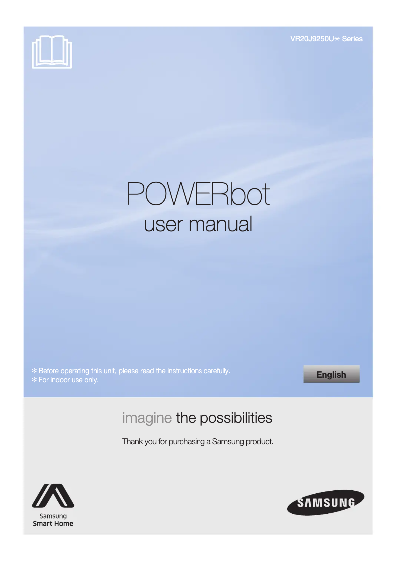 Page n°1 - Manuel utilisateur Samsung SR20J9259U