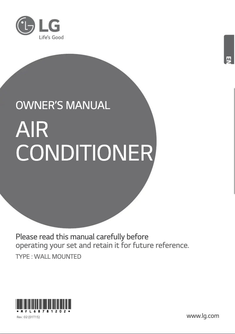 Page 1 of the manual User Manual LG BSNC126HYA0