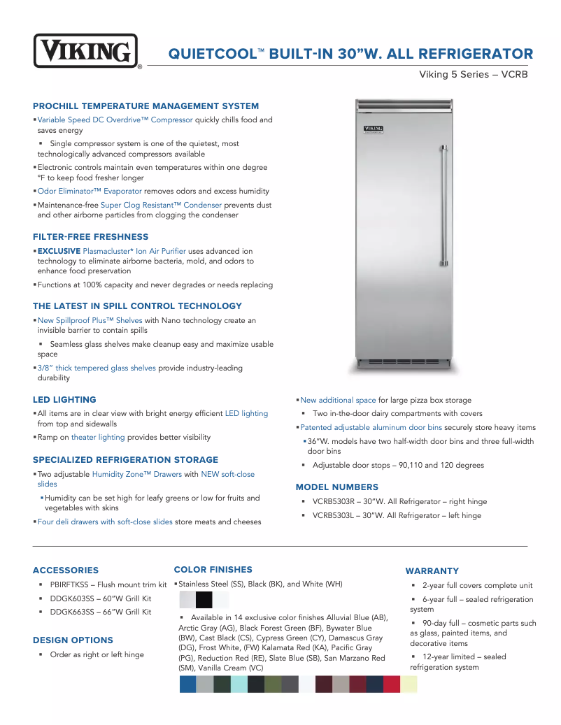 Image de la première page du manuel de l'appareil VCRB5303LSS