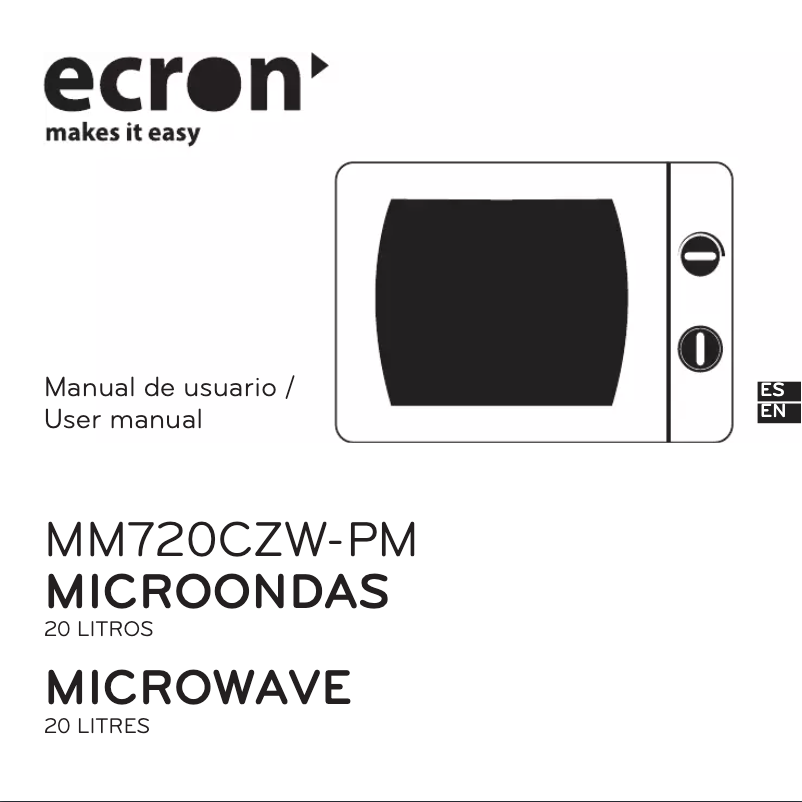 Image de la première page du manuel de l'appareil MM720CZW-PM