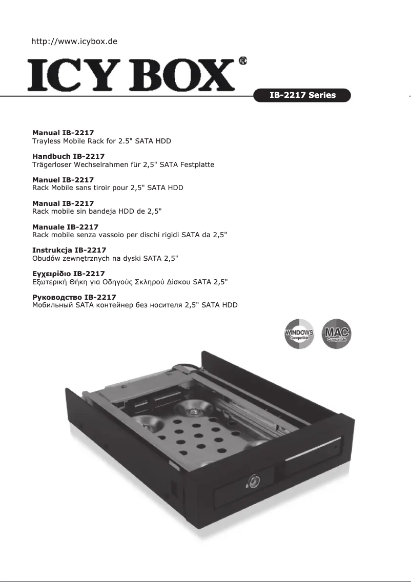 Image de la première page du manuel de l'appareil IB-2217StS