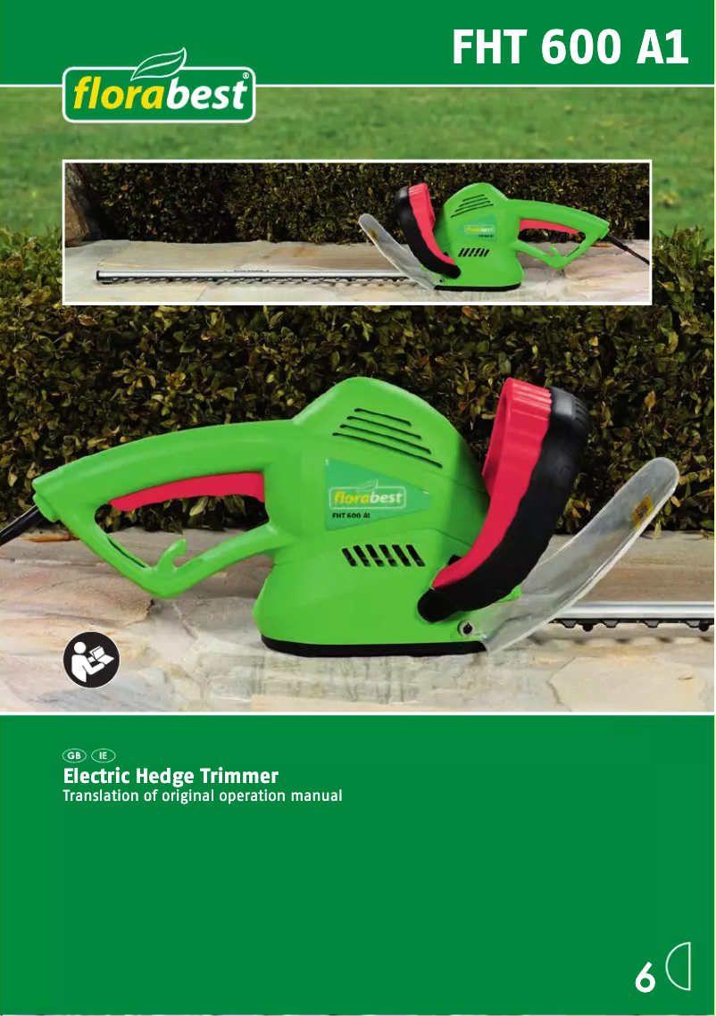 Page 1 de la notice Manuel utilisateur Florabest FHT 600 A1