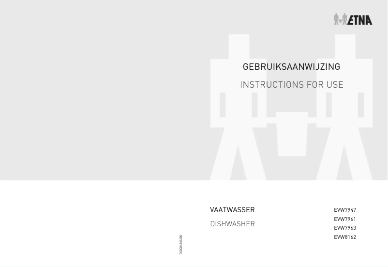 Image de la première page du manuel de l'appareil EVW7963