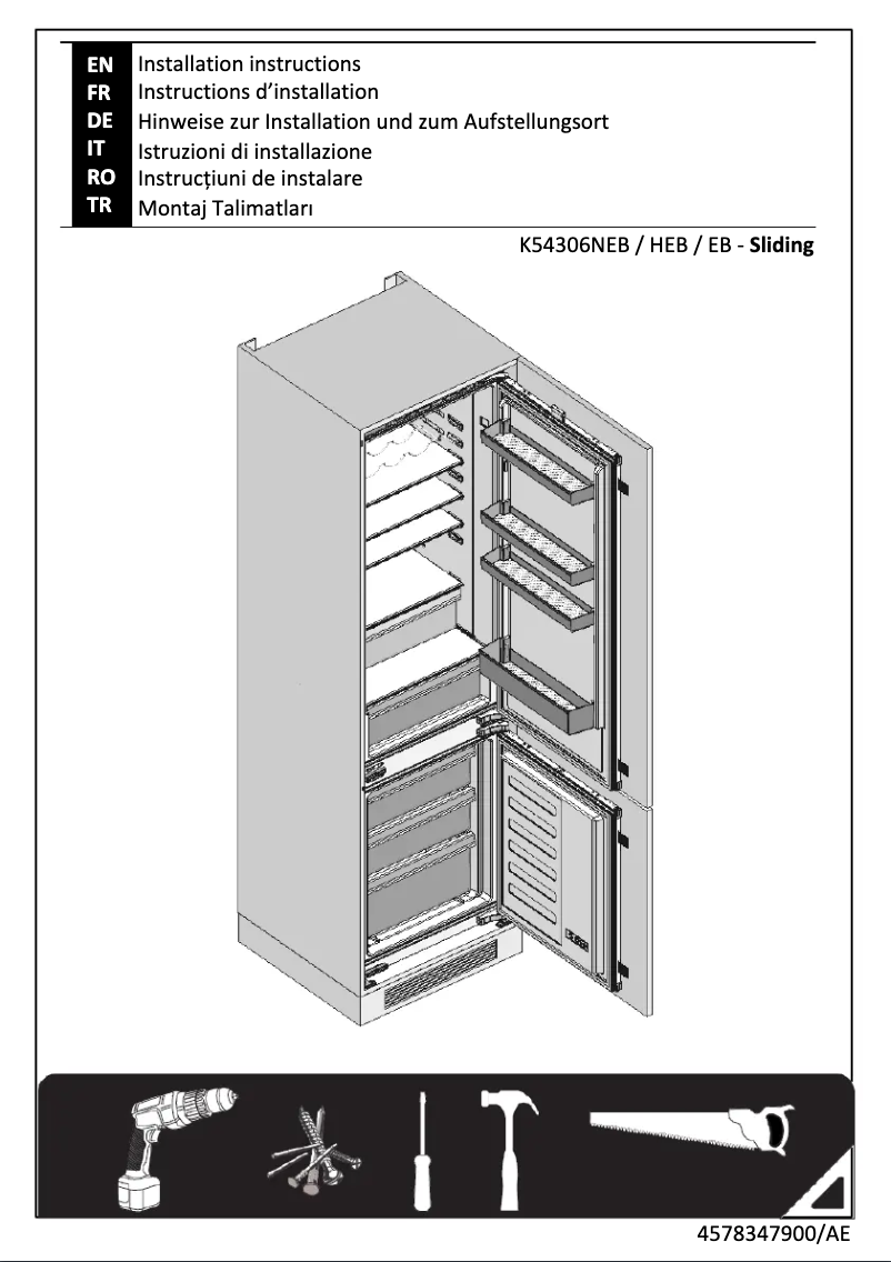 Image de la première page du manuel de l'appareil BCNA 306 E2S