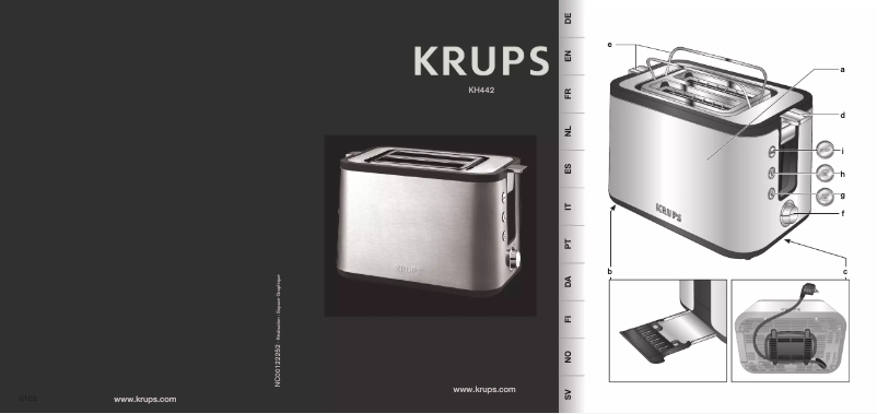 Page n°1 - Manuel utilisateur Krups Control Line KH442