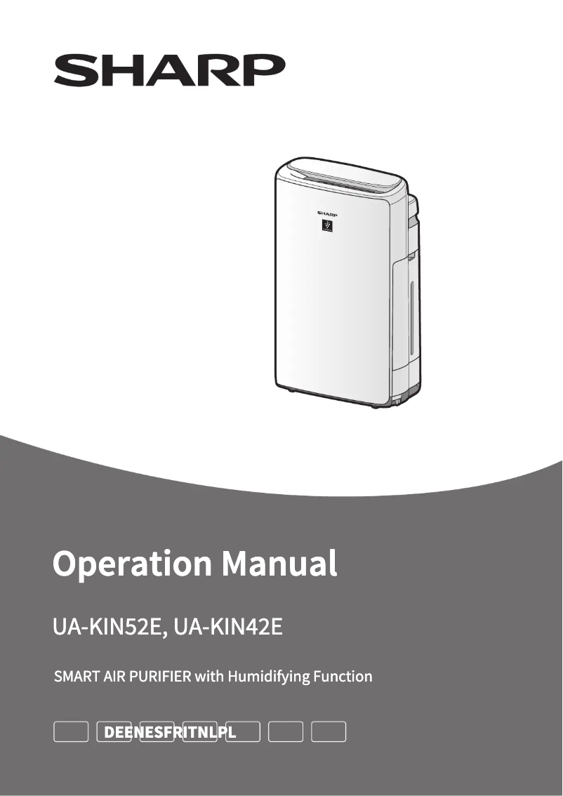 Page n°1 - Manuel utilisateur Sharp UA-KIN52E