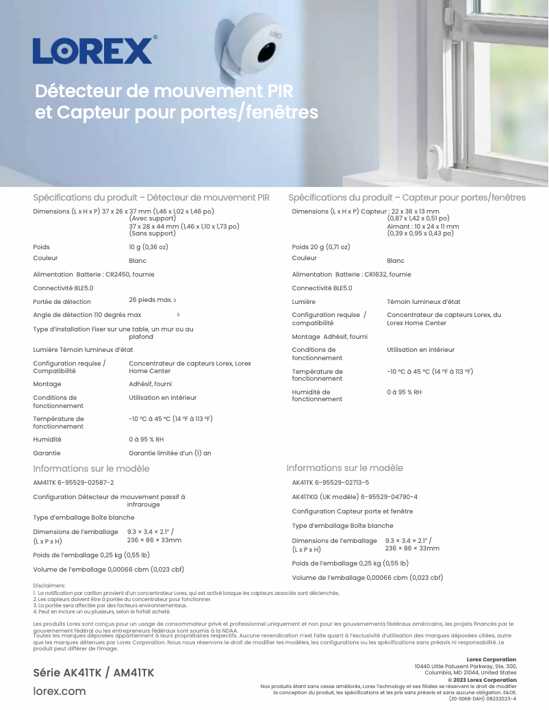 Image de la première page du manuel de l'appareil AM41TK