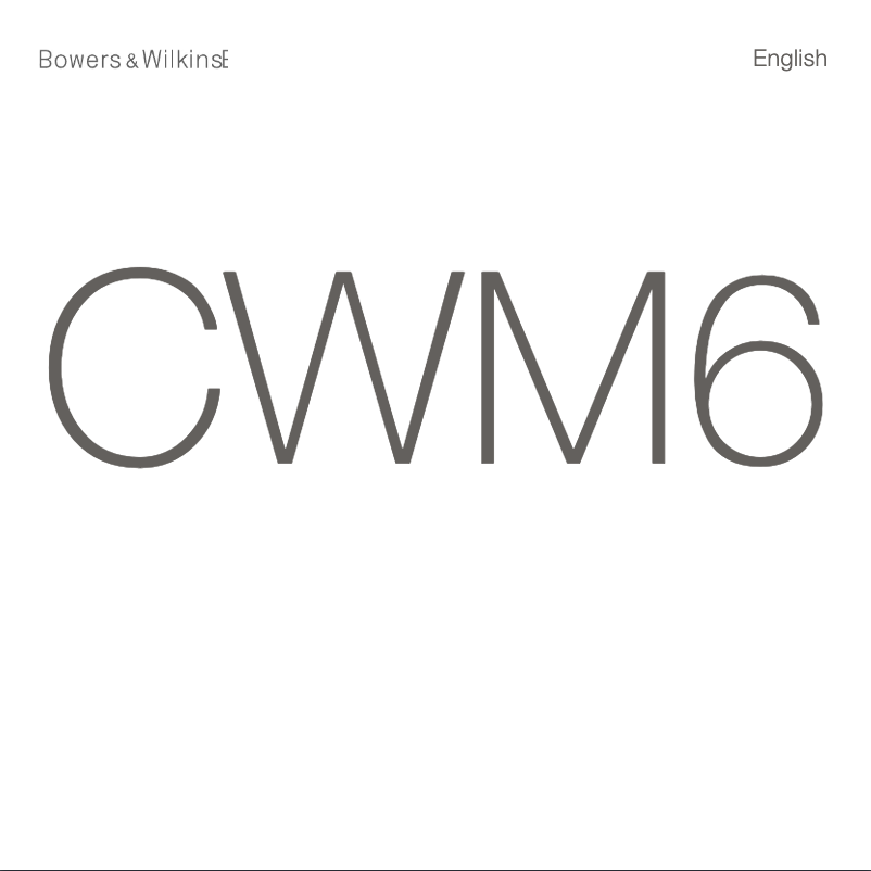 Imagen de la primera página del manual del dispositivo CWM664