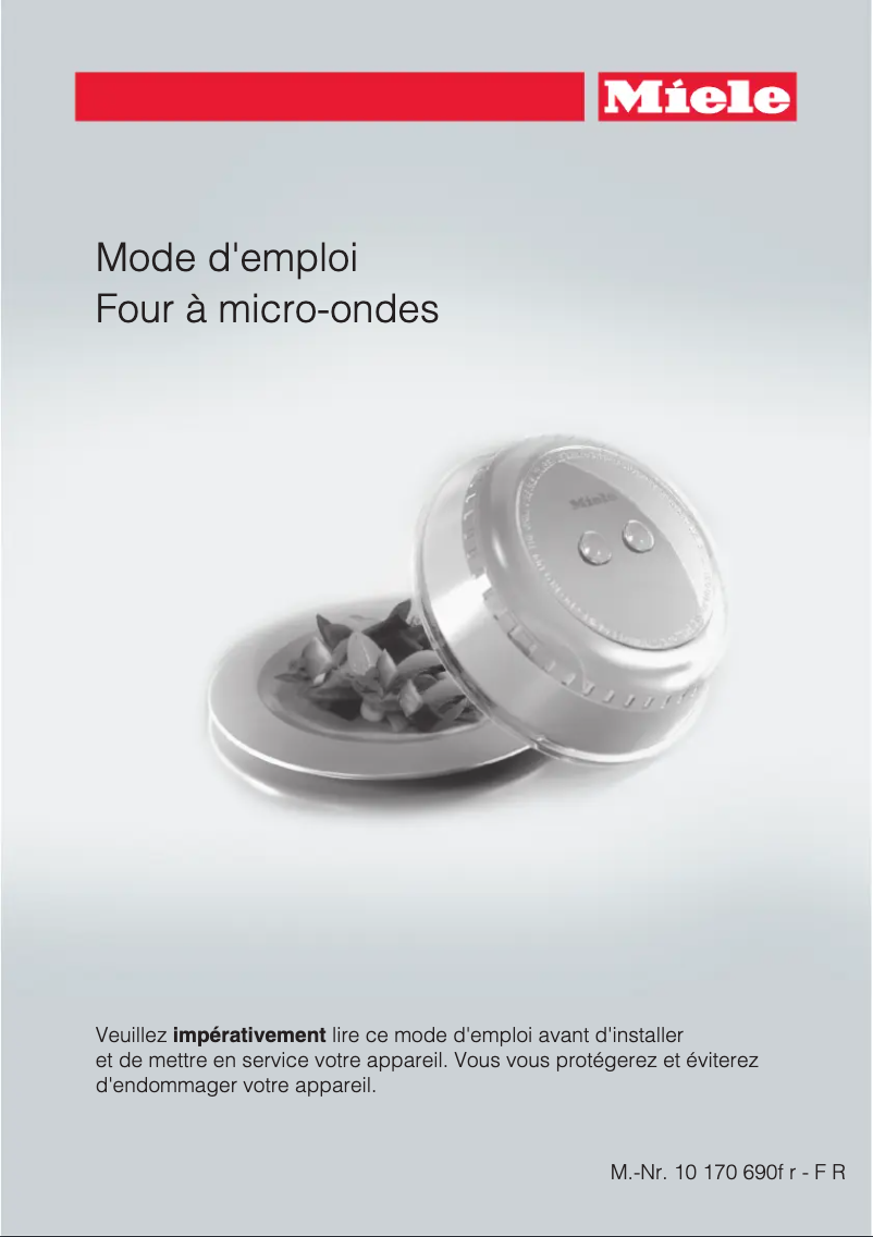 Image de la première page du manuel de l'appareil M6260TC