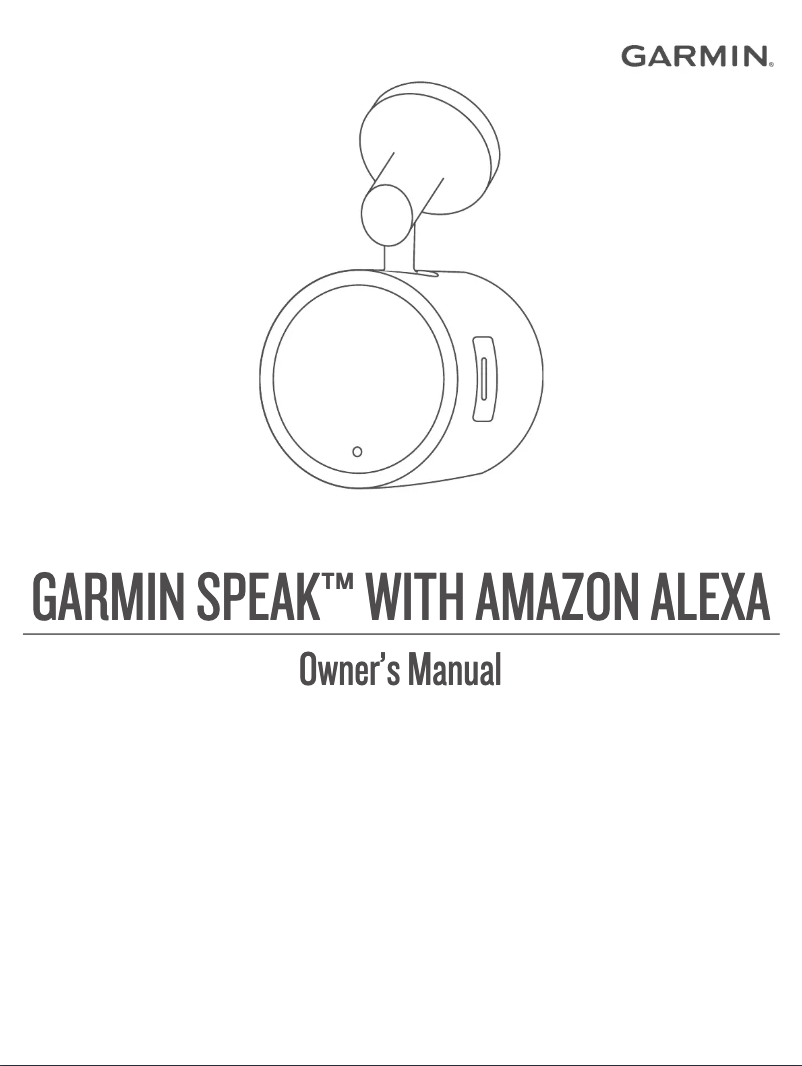 Image de la première page du manuel de l'appareil Speak with Amazon Alexia