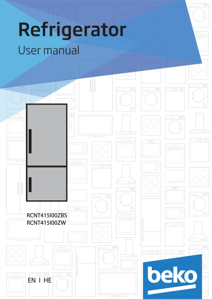 Image de la première page du manuel de l'appareil RCNT415I00ZW