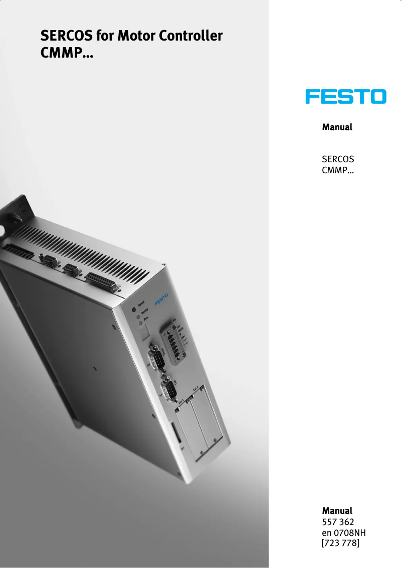 Page n°1 - Manuel utilisateur Festo P.BE-CMMP-SC-SW