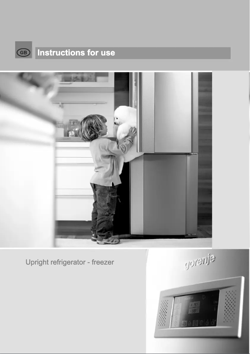 Page n°1 - Manuel utilisateur Gorenje RK67325A